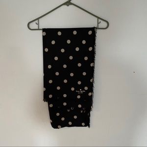 Kate spade polka scarf EUC